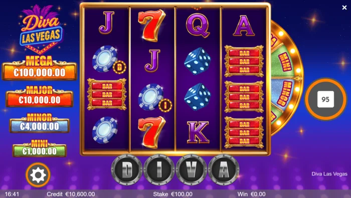 Diva Las Vegas - glavni ekran s valjcima 4x4