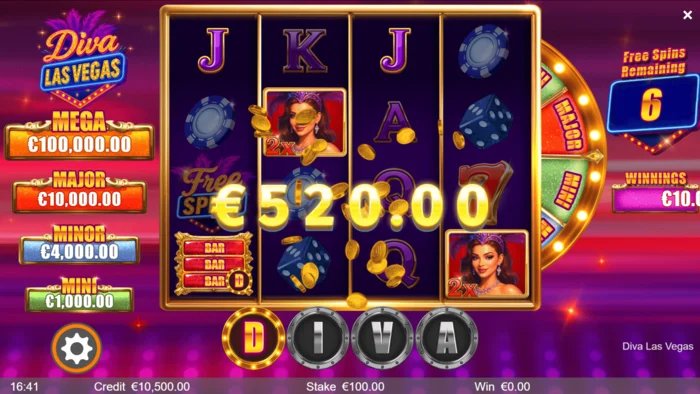 Diva Las Vegas - dobitna kombinacija s Wildovima